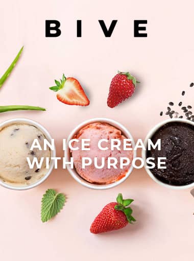 Bive an ice cream with purpose
